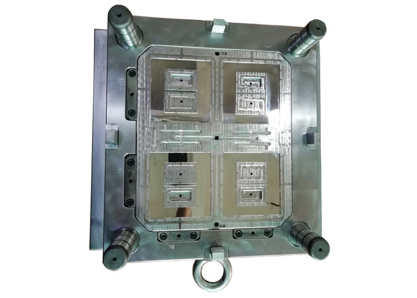 Moldeo a presión plástico de la alta precisión de las cavidades de la aduana 4 para los componentes electrónicos