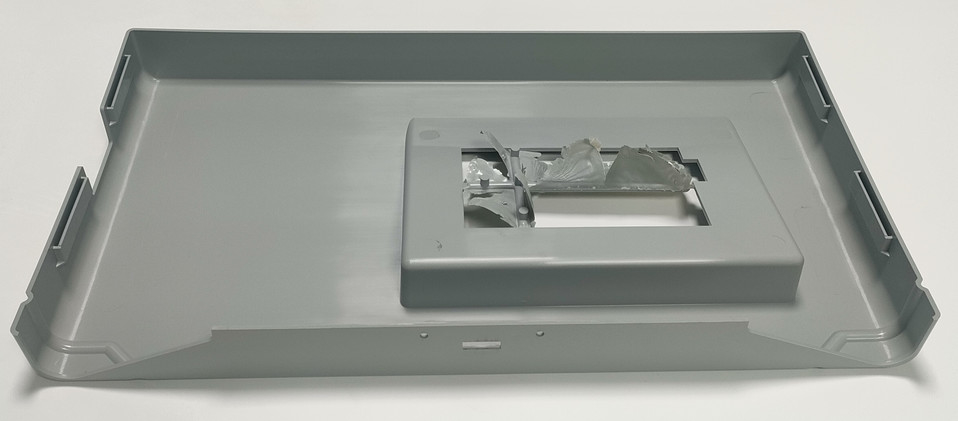 OEM Prototipo rápido de caja de plástico de inyección de moldeo ABS Material STEP superficie de pintura