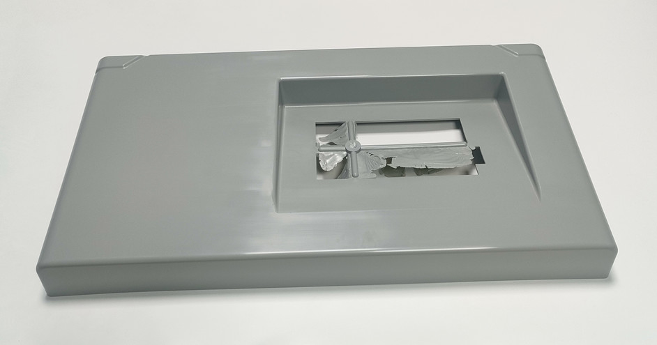 3D / 2D caja de plástico de inyección moldeada herramienta de seda para la pantalla electrónica